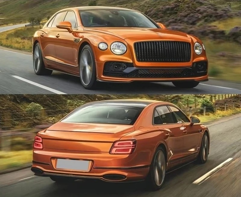 Suitable for Flying Spur W12/V8S Upgrade and Modification with Dry Carbon Fiber Material Surround Body Kit